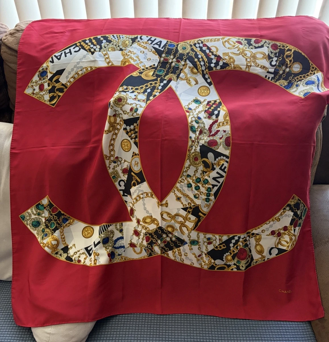 CHANEL Winter Scarves & Wraps for Women's Geometric for sale | eBay