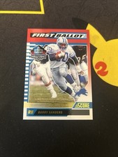 2025 Score - First Ballot Gold Foil Barry Sanders #8