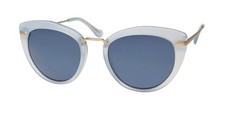 NEW GEMMA STYLES LET HER DANCE SUNGLASSES CAT EYE WOMENS FULL-RIM BLUE PLASTIC
