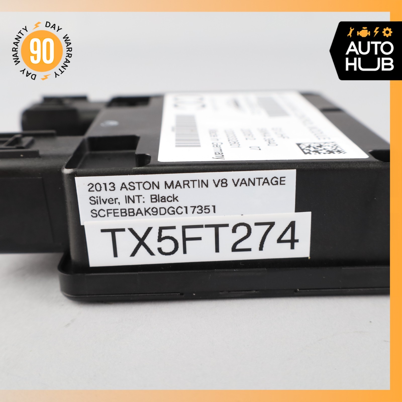 06-19 Aston Martin V8 Vantage DB9 Right Seat Weight Sensor Control Module OEM