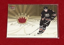 Alexander Ovechkin Gold Rookie 2006-07 Fleer Ultra Hockey #SKJ-40  Jersey Worn 