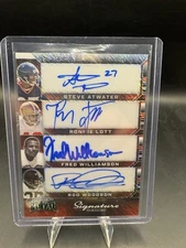 Leaf Metal Signature  Series Woodson Atwater  Lott  Williamson Quad Auto 1/1