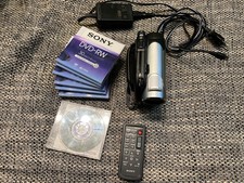 Sony DCR-DVD106E Camcorder Videokamera + 7 neu DVD RW + Fernbedienung  Top ✅👍