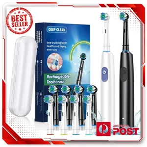 Deep Vitality Precision Clean Rechargeable Electric Toothbrush Timer Travel AU