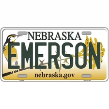 Emerson Nebraska Metal Sign
