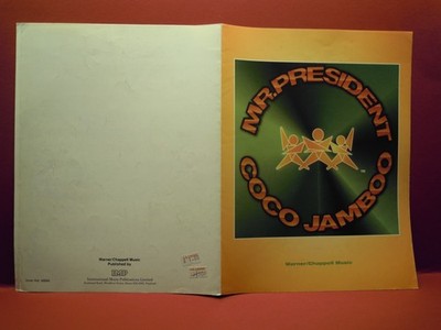 Coco Jamboo - Mr President - 1996 Sheet Music