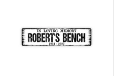 Custom Memorial Sign with Personalized Options