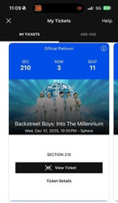 NV Concert Tickets for sale