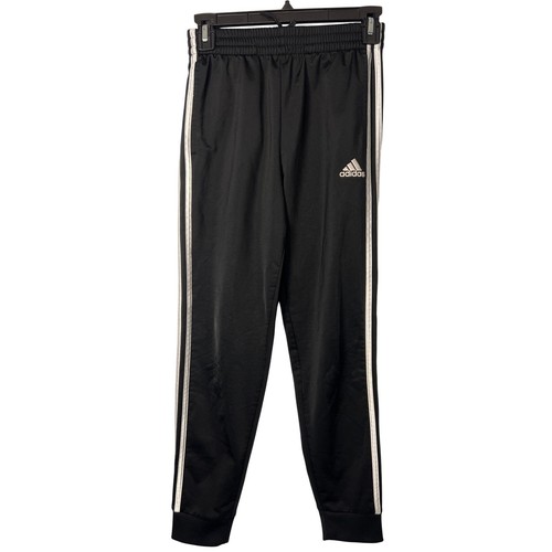 Adidas Kids Classic Black White Track Joggers Sweatpants Sporty Boys Medium
