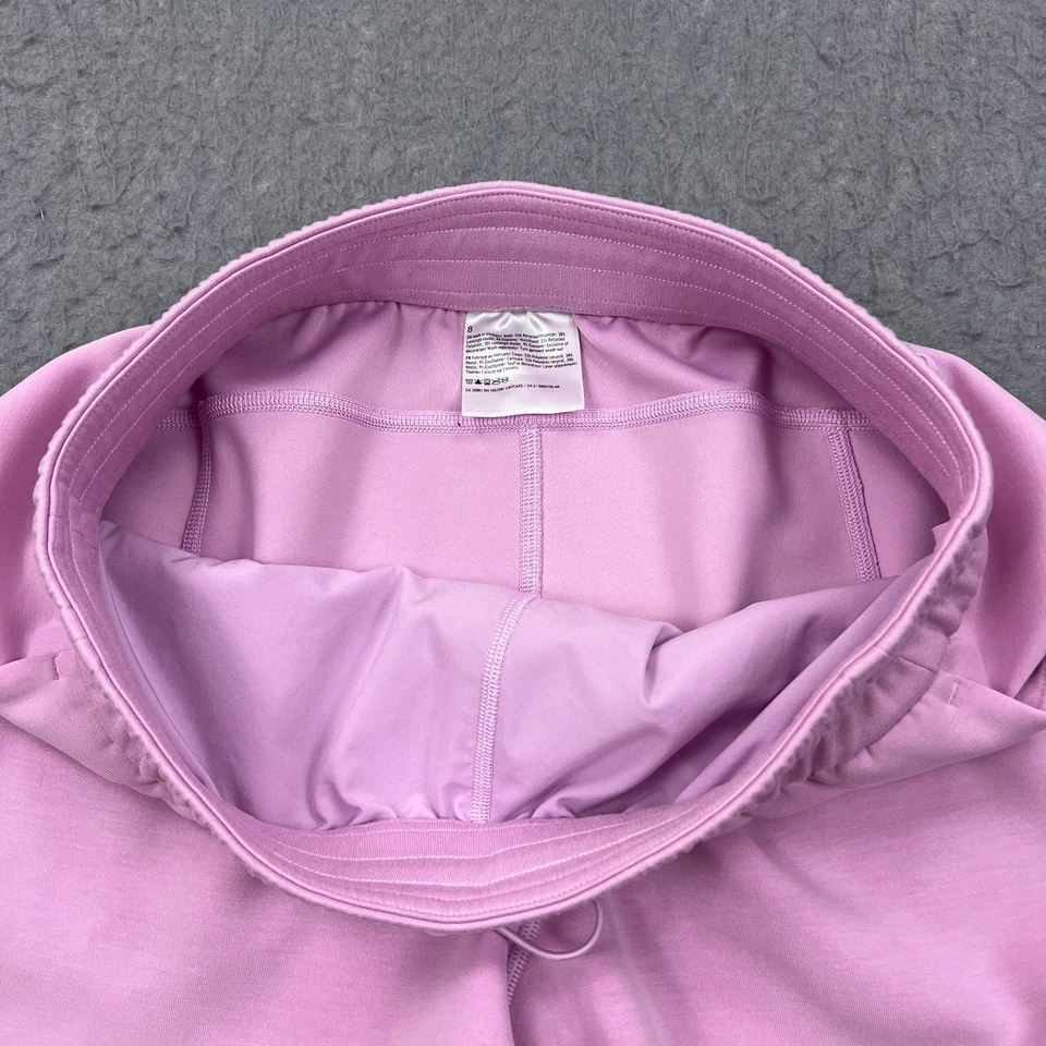 Pantalón Corto Lululemon Softstreme Tiro Alto 4” Para Mujer 8 Rosa Cincha Elastizado Yoga W7CAXS Foto 2 de 4