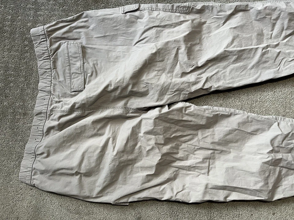 Мешковатые мужские брюки-карго Hollister серые без застежек размер XXL - Изображение 4 из 4