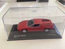 1/43 Scale Maserati Merak 1974 Red Diecast Car