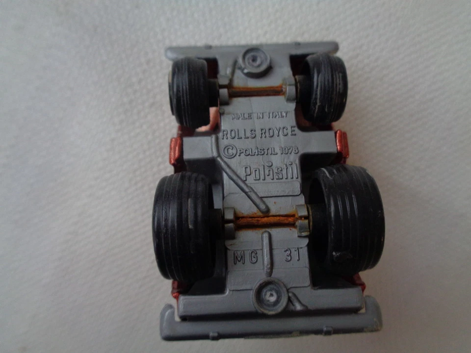 POLISTIL MODELLINO GIOCATO 1976 ROLLS ROYCE MG 31 NO SCATOLA - Immagine 3 di 4