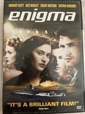 Enigma (DVD) Like New, W/Insert. Free Shipping. Dougray Scott/Kate Winslet.