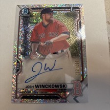 2021 Bowman Chrome - Prospect Autographs Josh Winckowski Speckle Refrac /299