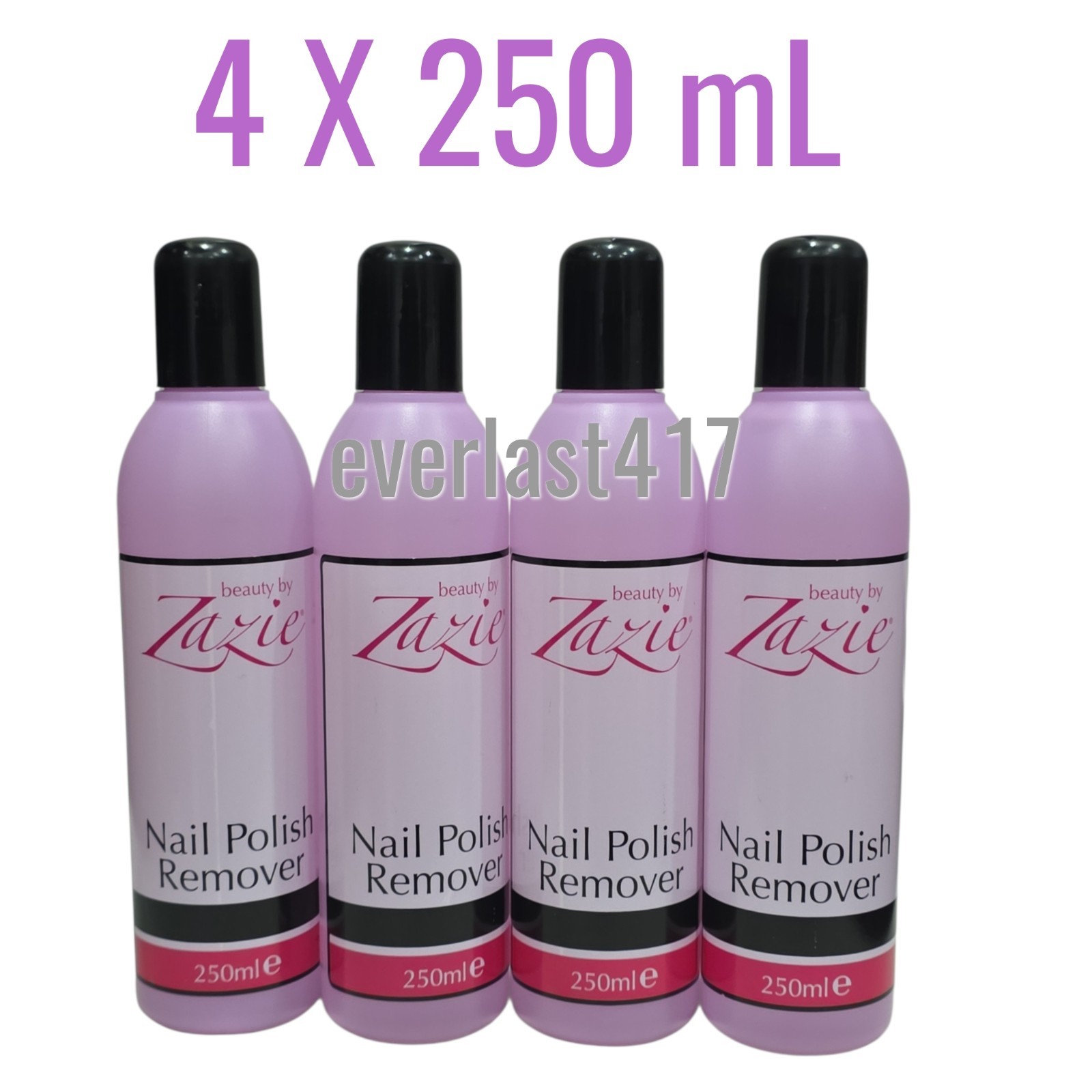 Beauty By Zazie Nail Polish Remover ✔ Suitable for natural nails& False Nails,4x