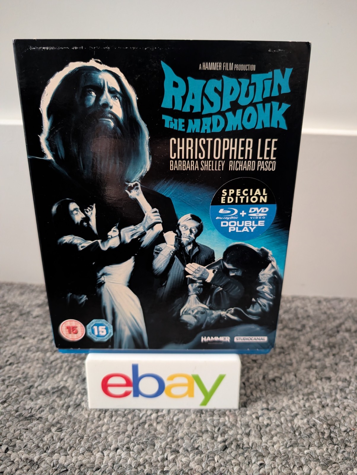Rasputin The Mad Monk Blu-ray DVD Double Play Special Edition Hammer Horror