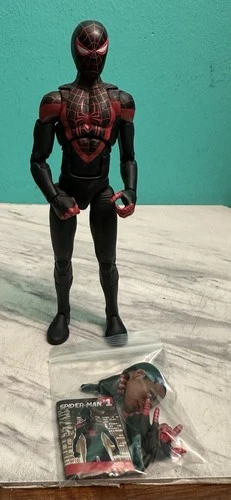 Figura Marvel Legends Miles Morales 6" Ultimate Spider-Man Hasbro Completa