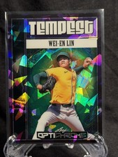 2025 Leaf Optichrome Baseball Wei-En Lin Tempest Base Purple 1/1 Athletics 