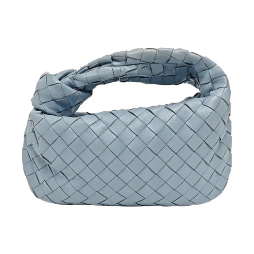 BOTTEGA VENETA Jodie Handbags Suede Blue Free Shipping | Duties Paid