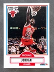 1990-91 Fleer Michael Jordan #26 NO Black Line Above Biographical Information