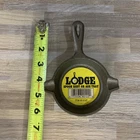 Lodge Cast Iron Mini 3 1/2” x 6” Cast Iron Skillet Ashtray Spoon Rest Lodge
