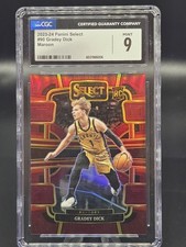 2023-24 Panini Select Maroon Prizms Parallel #90 Gradey Dick RC /175 CGC 9