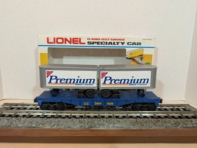 Lionel 6-9226 D&H Flatcar W/ Nabisco Premium Saltine Cracker Vans HTF Custom EX+