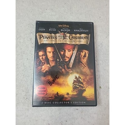Pirates of the Caribbean: The Curse of the Black Pearl (DVD, 2003)