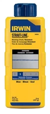 Irwin Strait-Line 8 oz. Permanent Marking Chalk Blue  (Pack of 6)