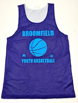 Sport-Tek Wendetrikot Basketball Trikot Tanktop Broomfield Youth Gr. S Lila/Weiß