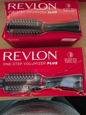 Revlon One-Step Volumizer Plus Brush Hair Dryer, black, New in Box. Box damaged.
