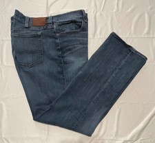 Lucky Brand Jeans Mens 44x33 Blue 181 Relaxed Straight Medium Denim