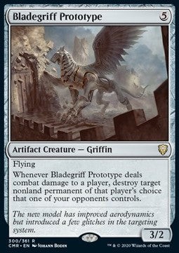 Magic/MTG Bladegriff Prototype CMR-300 Rare Englisch NM