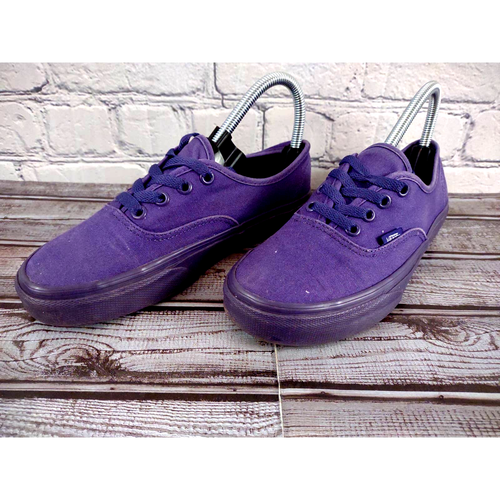 purple canvas vans