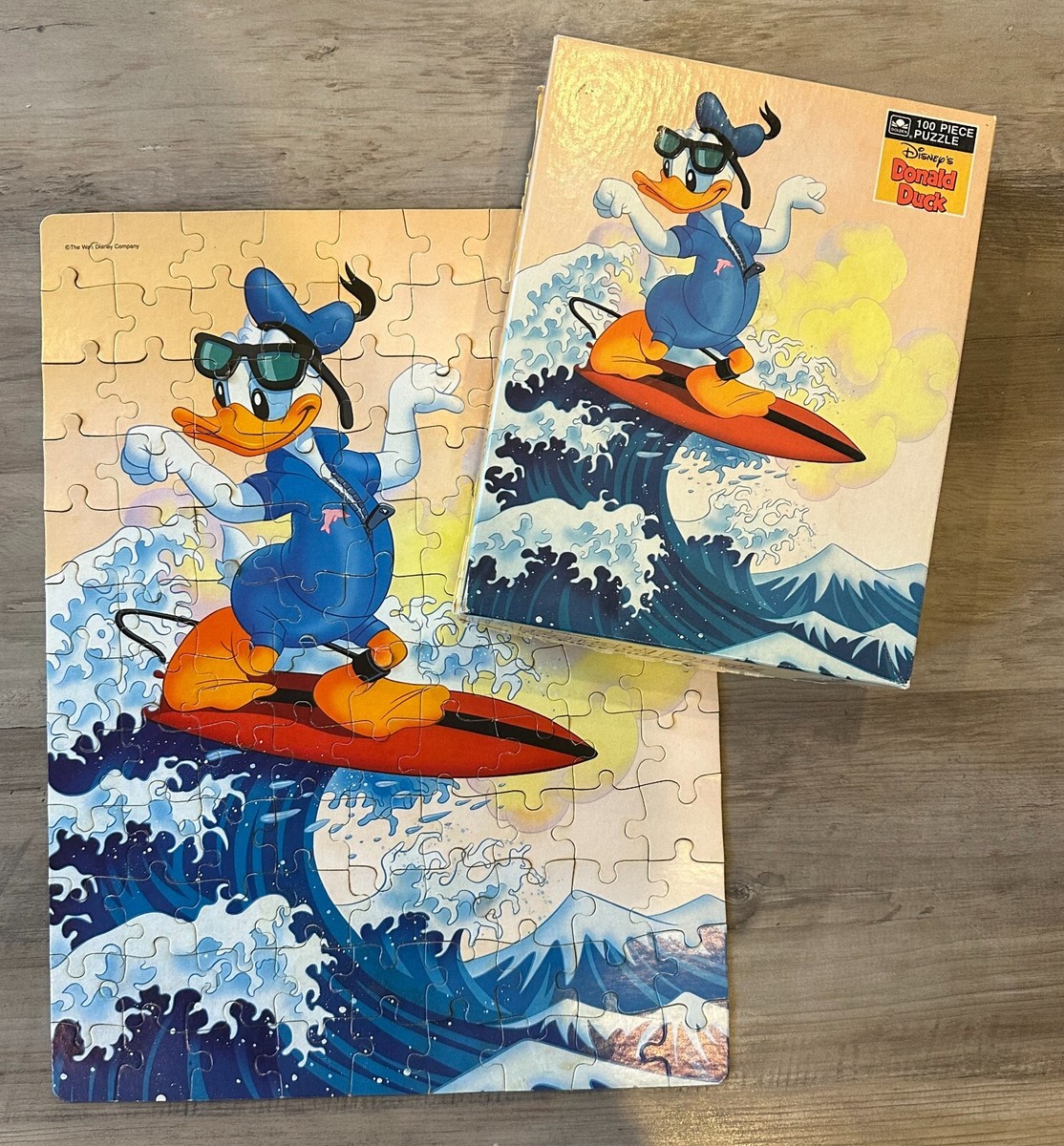DONALD DUCK ★ ヴィンテージ　パズル　ウォルトディズニー Vintage 1960's Walt Disney Puzzle Mickey Mouse Donald Duck