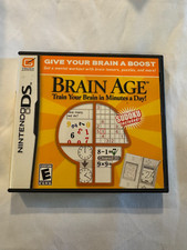 Brain Age: Train Your Brain in Minutes a Day w/ case (Nintendo DS, 2006)