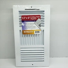 Truaire Ceiling/Wall  Register White 12" x 6" C103M  #20191