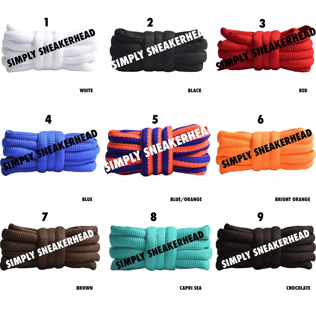 NEW OVAL SB DUNK REPLACEMENT SHOELACES NIKE DUNK LACES HIGH LOW