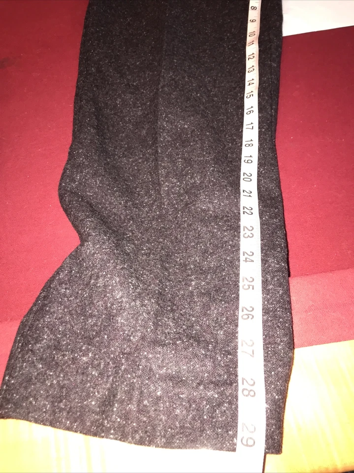 Pantalones de Colección Norton McNaughton Forrados de Lana Bolsillos Tiro Alto Marrón Talla 10 Foto 4 de 4