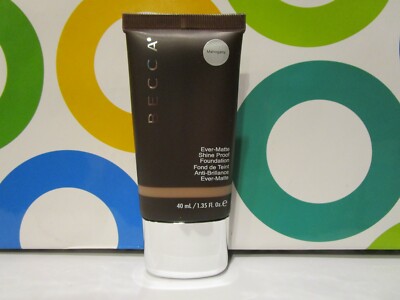 BECCA ~ EVER MATTE SHINE PROOF FOUNDATION ~ MAHOGANY ~ 1.35 OZ UNBOXED
