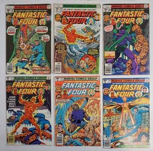 Fantastic Four 187 192 194 214 215 216 (Marvel Comics, Bronzezeit) 6 Comic-Set