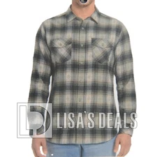 New Hurley Men's Flannel Long Sleeve Button up Shirt  Ultra Soft Brushed Fabric