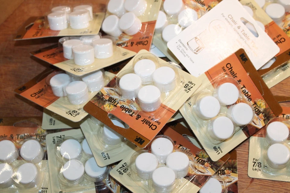 Lote De 24 Mesas Silla Waxman Modelo 6011 7/8 Pulgadas Muebles Patas Puntas Blanco Foto 3 de 4