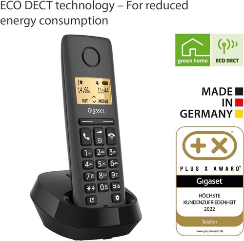 Gigaset PURE 120 - DECT Telefon bezprzewodowy z funkcją nie zakłócać WTYCZKA UE. - Zdjęcie 12 z 19