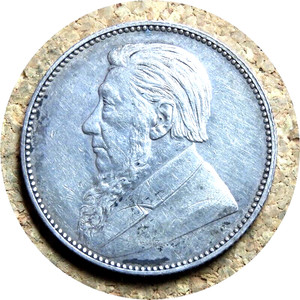 elf ZAR South Africa 1 Shilling 1897 Silver   Boer Wars   S97