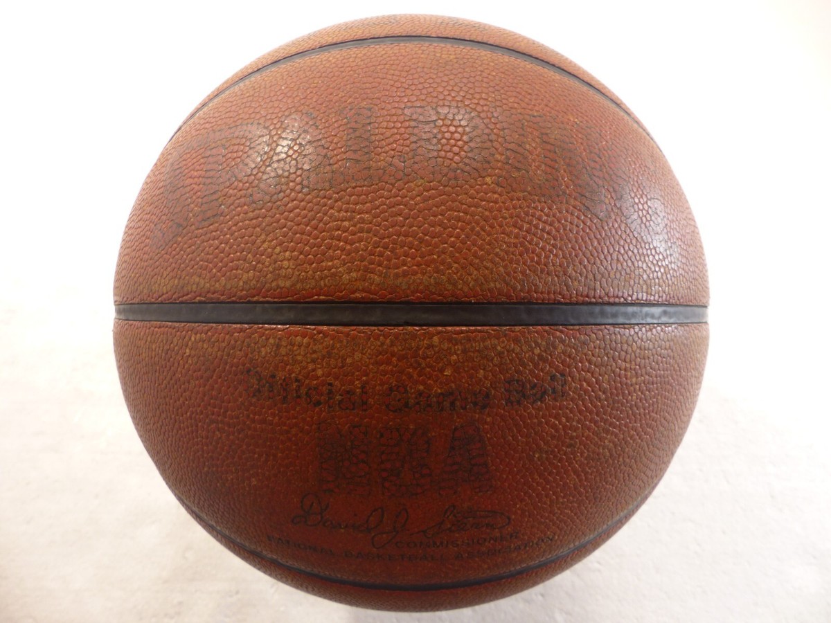 SPALDING NBA Official Game Ball ビンテージ New Spalding NBA Official Game Ball David Stern 1990s era