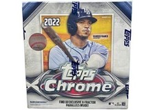 2022 Topps Chrome MLB Baseball Factory Sealed Retail Mega Box