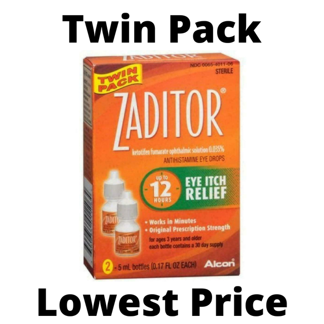 Zaditor Eye Itch Relief Twin Pack eBay