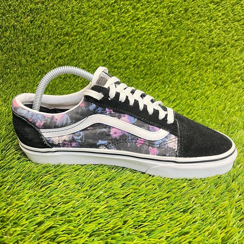 Vans Old Skool Warped Floral Damengröße 9 schwarz weiß Sportschuhe Turnschuhe - Bild 4 von 11